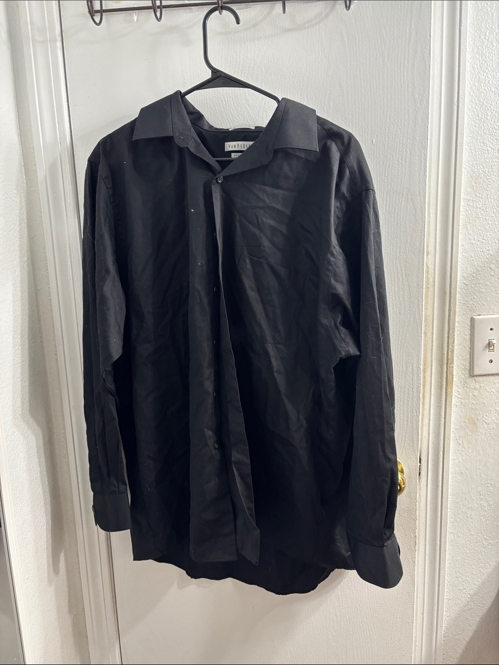 Men's Black Dress Shirt